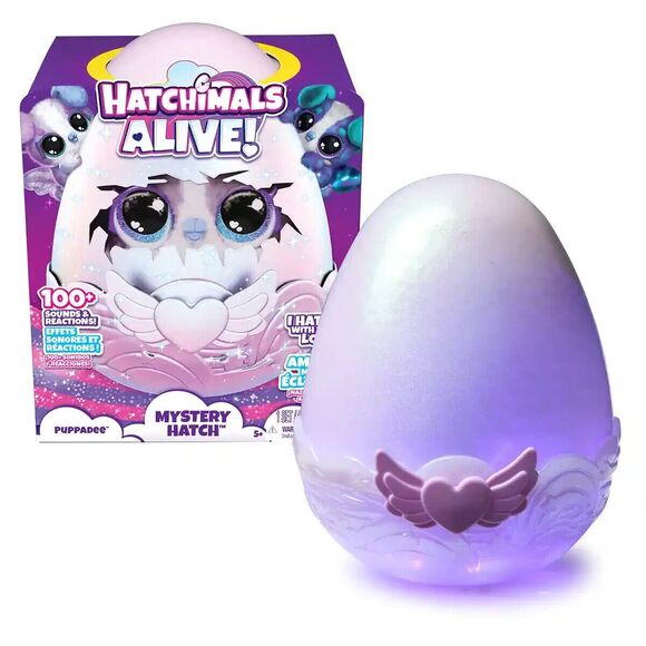 Hatchimals Alive Mystery Hatch Interactive Pandoo with Mist, Lights & Sounds - Picture 3 of 11